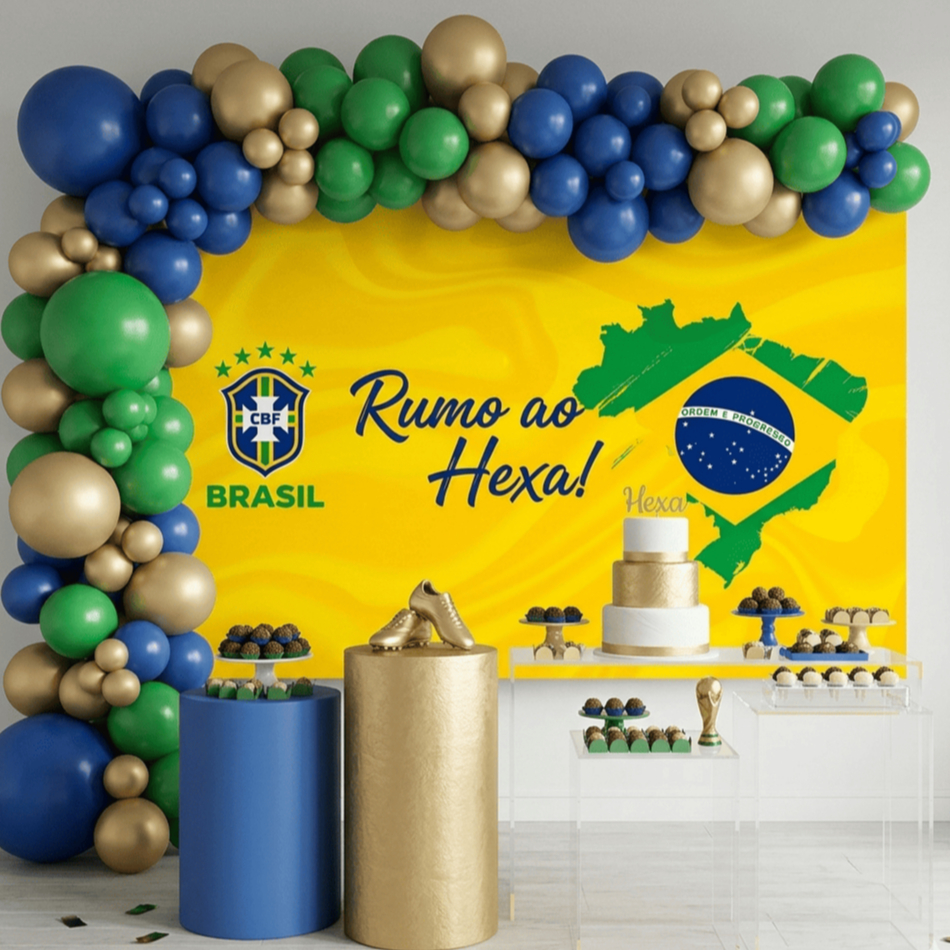 Fundo Fotográfico Em Tecido COPA DO MUNDO BRASIL 2,10x1,50 Lançamento Painel Copa Do Mundo