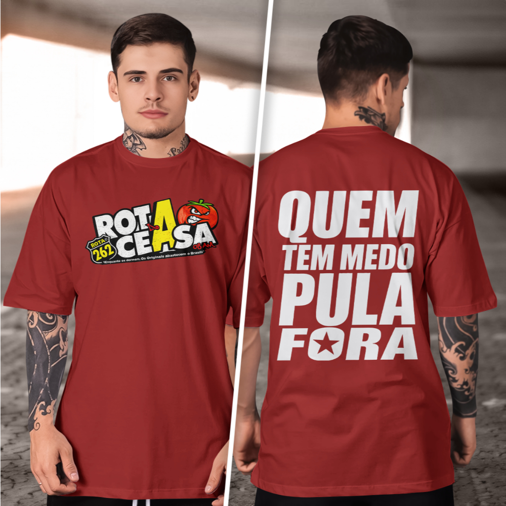 Camiseta Masculina Rota ceasa 262 Premium  Estilo Top  Conforto Extremo