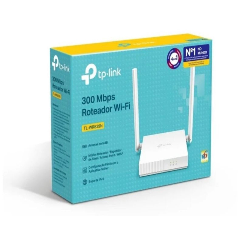 Roteador 300m 3p Wr829n Multi-modo C/2 Antenas Tp-link