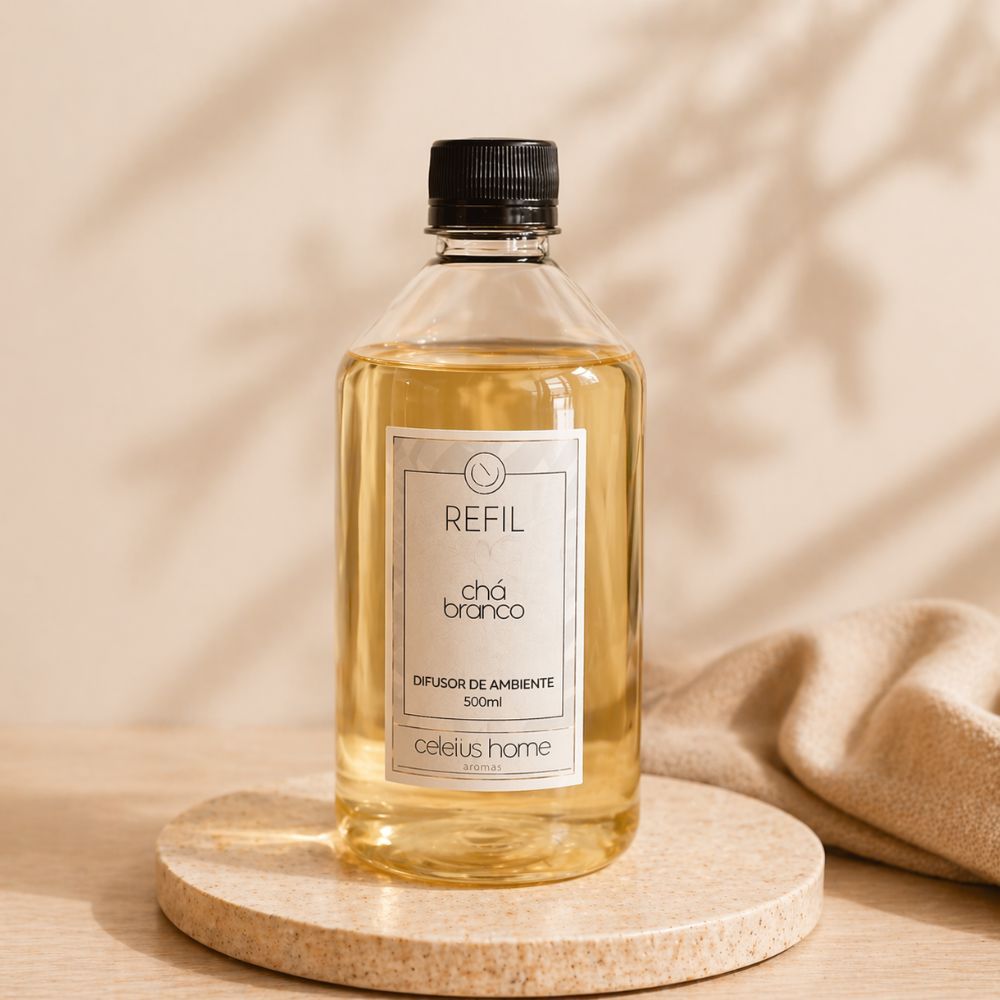 Refil Aromatizador para Difusor de Varetas 500ml Alta Fixação Vários Aromas