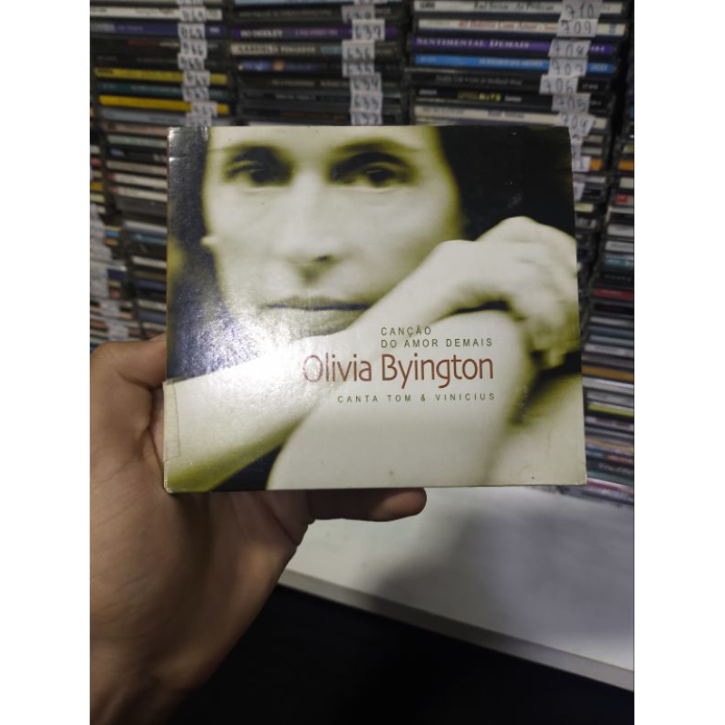 CD OLIVIA BYNGTON - CANÇÃO DO AMOR DEMAIS - CANTA TOM E VINÍCIUS - CD Usado conservado - REF:CD. 1107