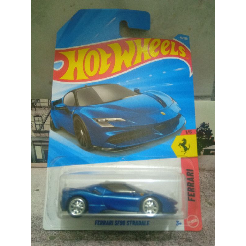 hot wheels Ferrari sf90 stradale personalizado (rodas com pneus de borracha+detalhes)
