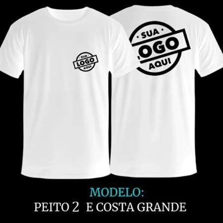 Camiseta camisa Personalizada Unissex Com Sua Logo, Foto Ou Estampa 100% Algodão Uniforme Empresa