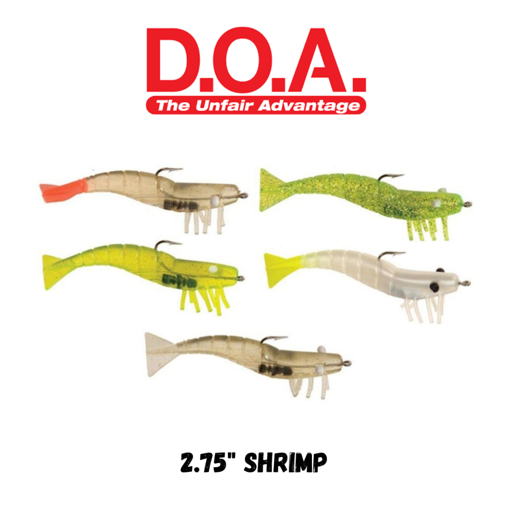 Isca Artificial DOA Camarão 2.75'' Shrimp 6un