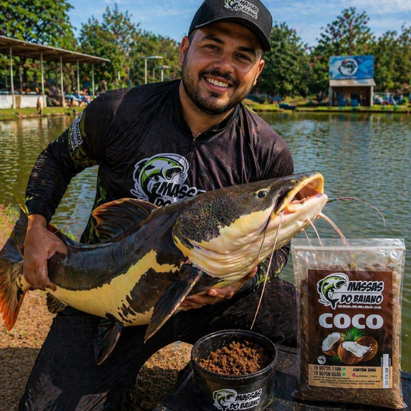 Massa Do Baiano Pesca Tilapia Curimba Pacu Tambaqui Goiaba Banana E Mel Maracuja E Mel P40 Vermelha