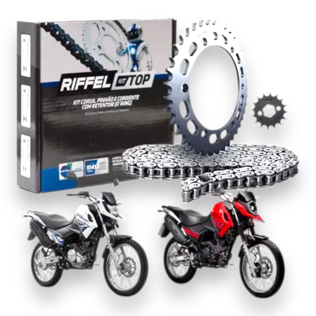 KIT RELAÇAO CROSSER 150 - TOP ( C/RETENTOR ) - RIFFEL