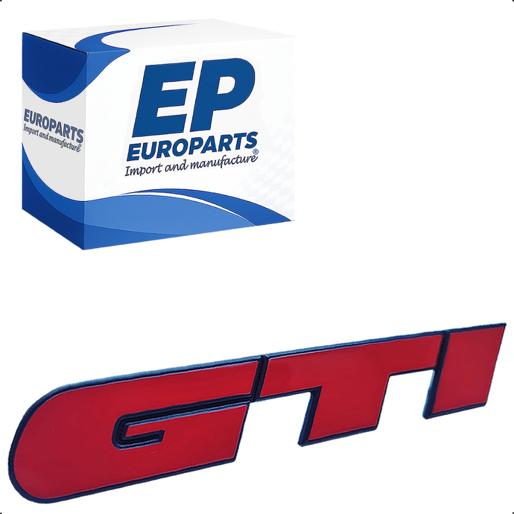 Emblema Premium GTI vermelho traseiro do Golf MK3 GTI mexicano