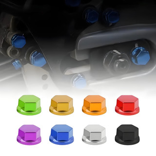 30 Peças Parafusos de Cobre Modificados para Motocicleta em Metal Chapeamento para Acessórios de Capa de Porca Colorida