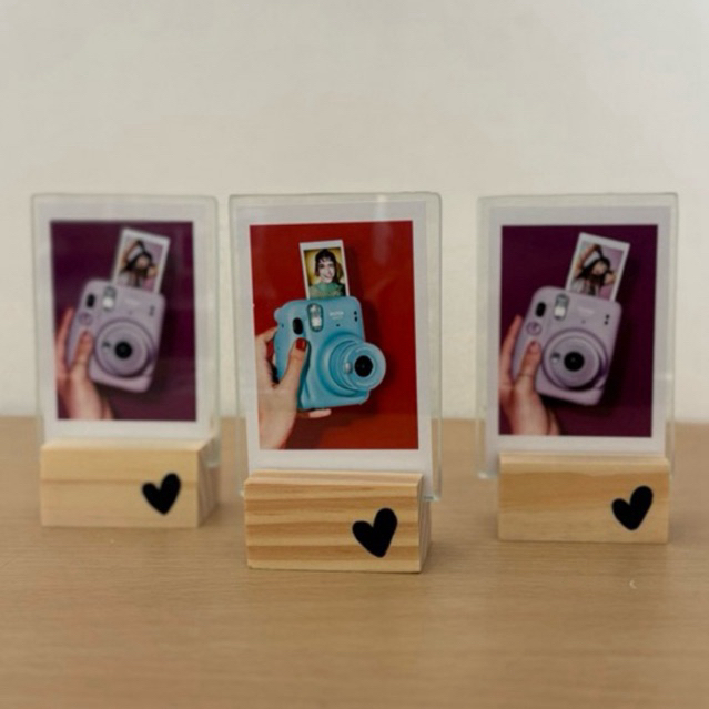 Trio porta foto instax mini