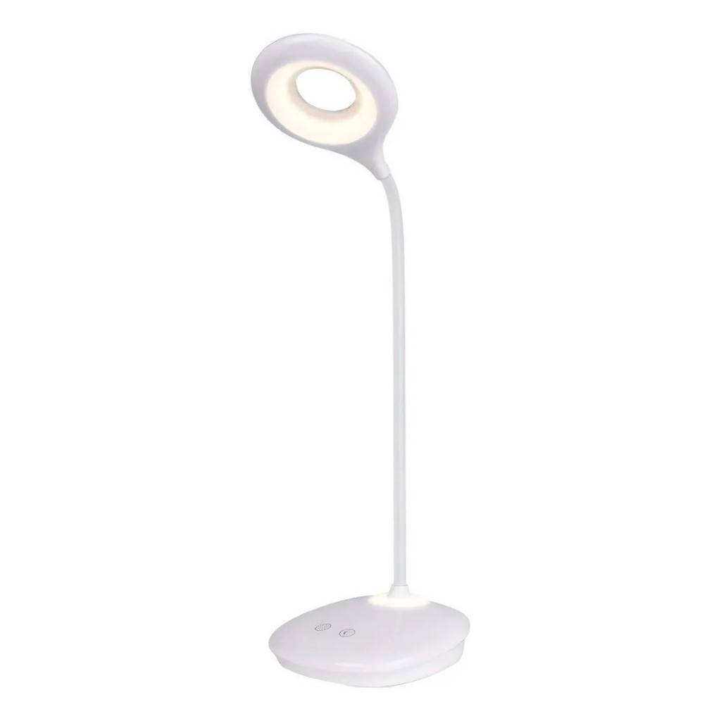 Luminária LED De Mesa Para Estudo Leitura Flexível Com USB Alsa Articulada Luz Branca