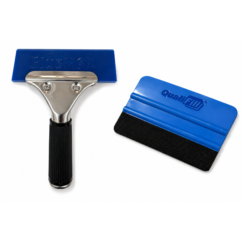 Kit 1 Rodo Blue Max Profissional + 1 Espátula Azul C/ Feltro