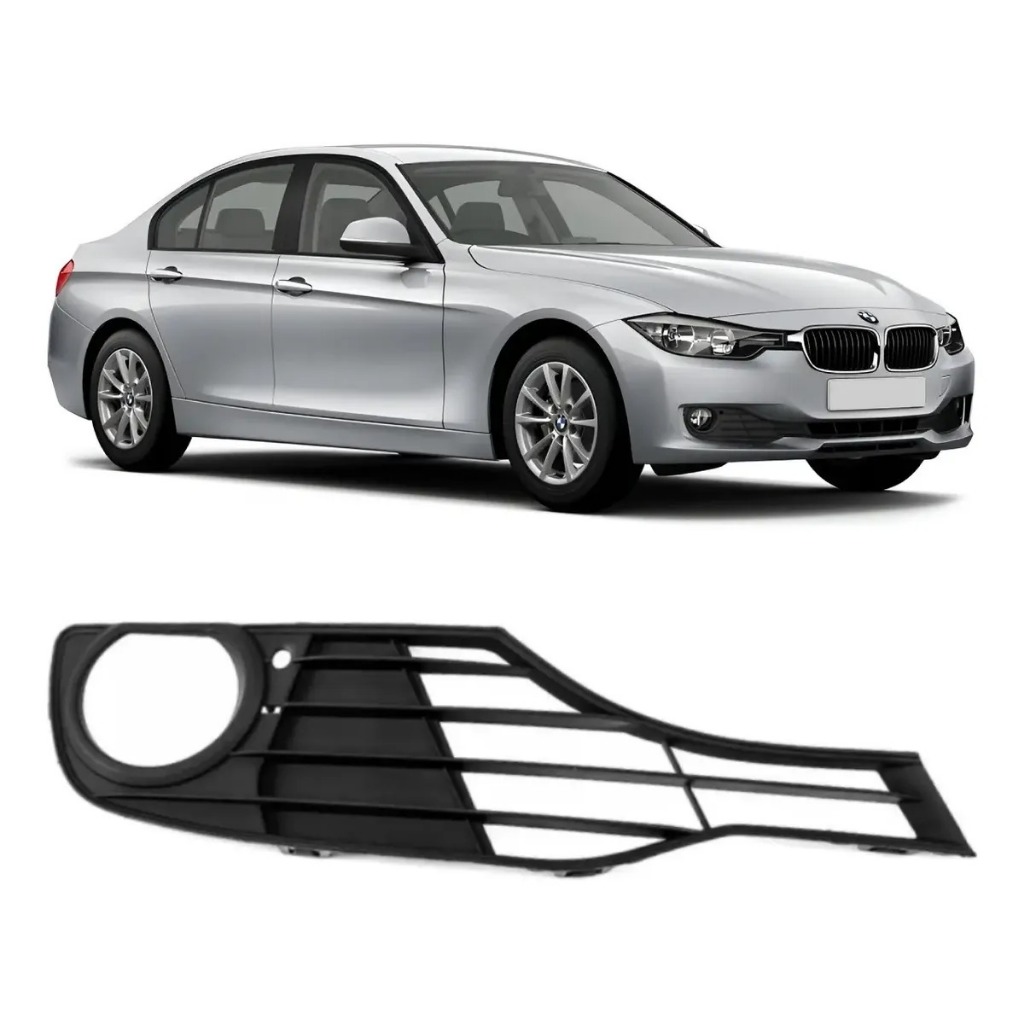 Grade Tela Farol Milha Bmw Serie 3 320i 316i 328i 2012 2013 2014 2015 2016 Direito 51117281918