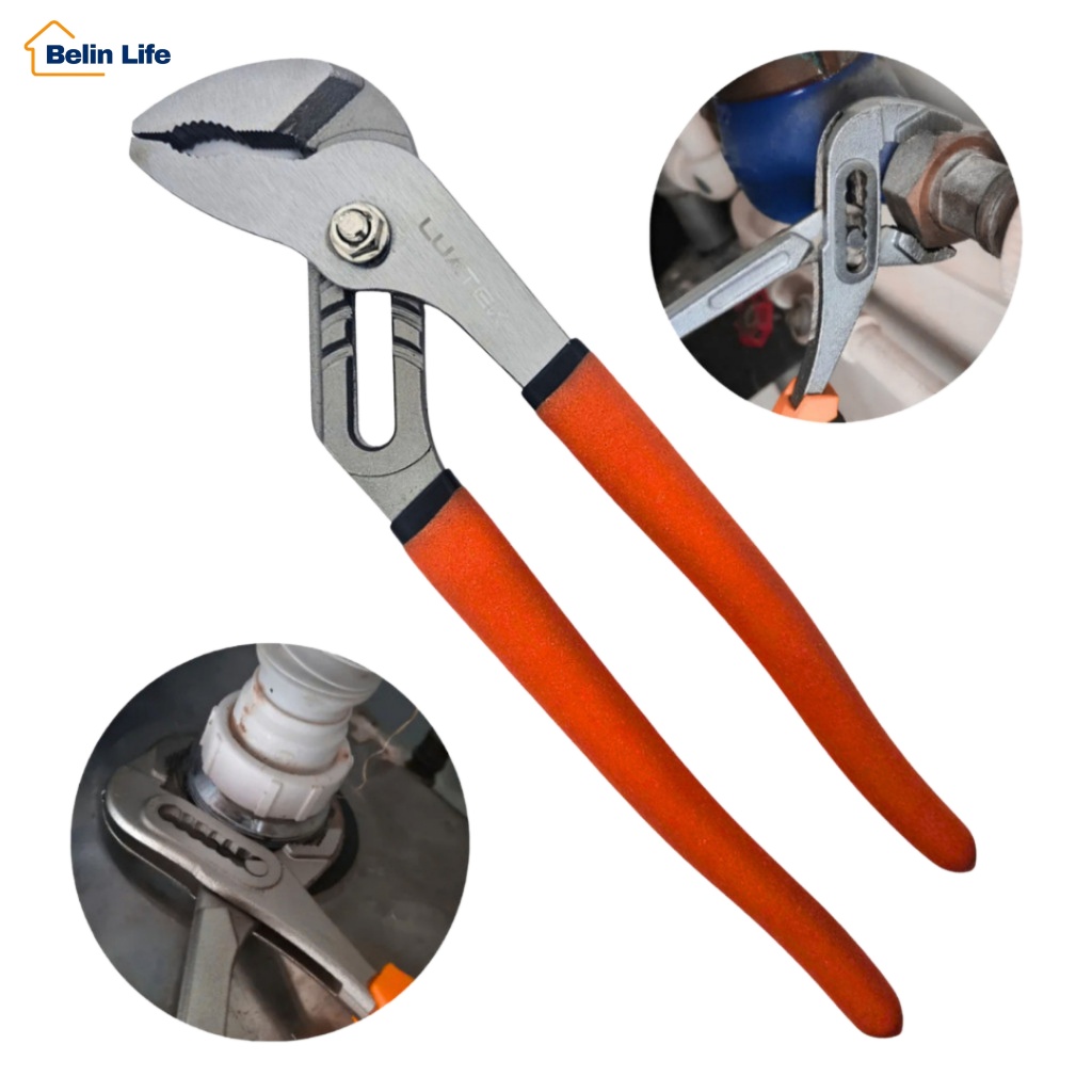 Alicate Bomba D'água 10" 250mm Bico De Papagaio Reforçado Aço Carbono