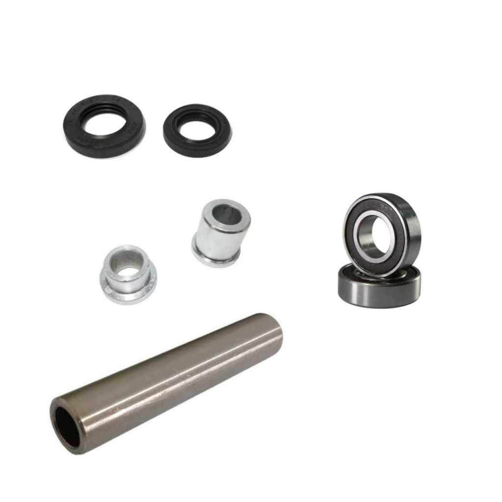 Kit Espaçadores Cubo Roda Traseira Xtz 250 Lander Tenere 250 + Retentores + Rolamentos
