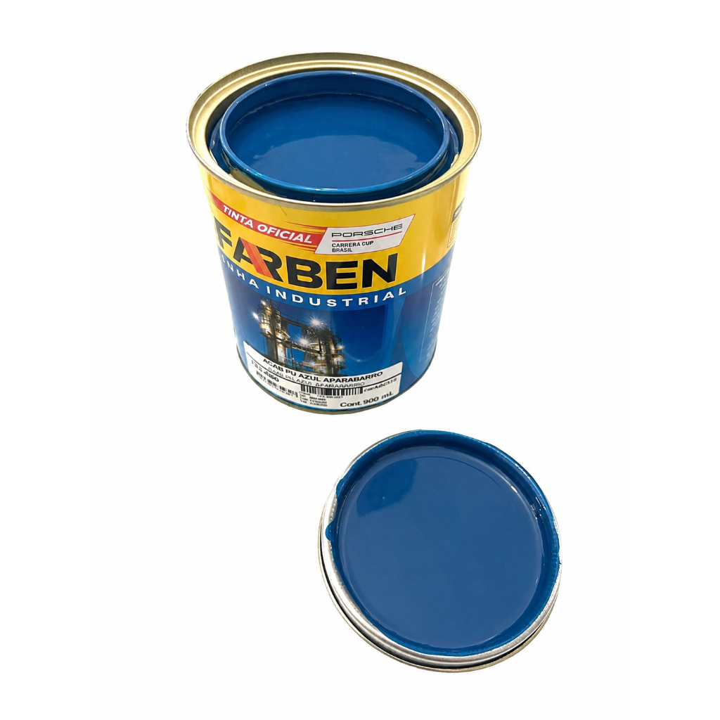 Tinta Pu Aparabarro Azul 5258 Mercedes Bens 450ml