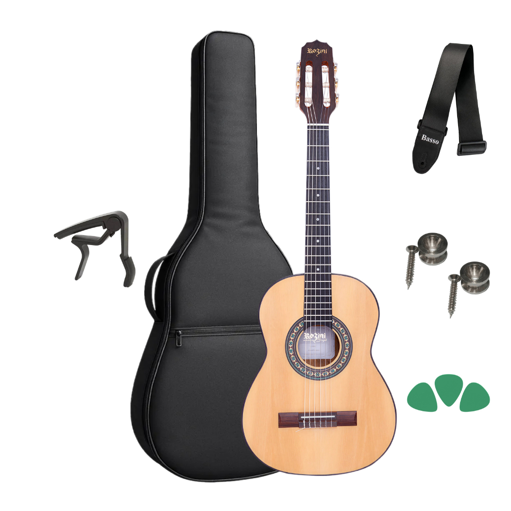 Violao Acustico Rozini Rx205 Ac Fi + Capa Luxo E Acessórios