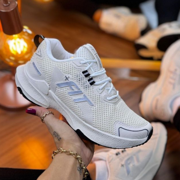 Tênis Feminino Academia para Caminhadas com Amortecimento de Alto Impacto +Fit Pro One