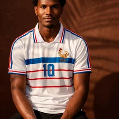 Camisa França Retrô 1998 Away Masculina Oficial