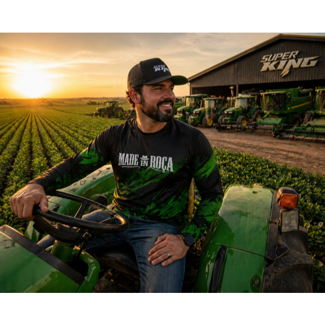 Camisa Camiseta Agro tecido Dryfit Toque Gelado Para Toda Familia Sublimação e Proteção UV50+ GLL-187