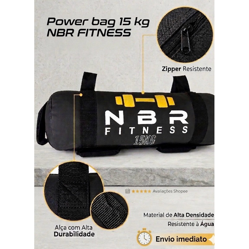 PowerBag 15kg Funcional Academia Crossfit Treino Futebol