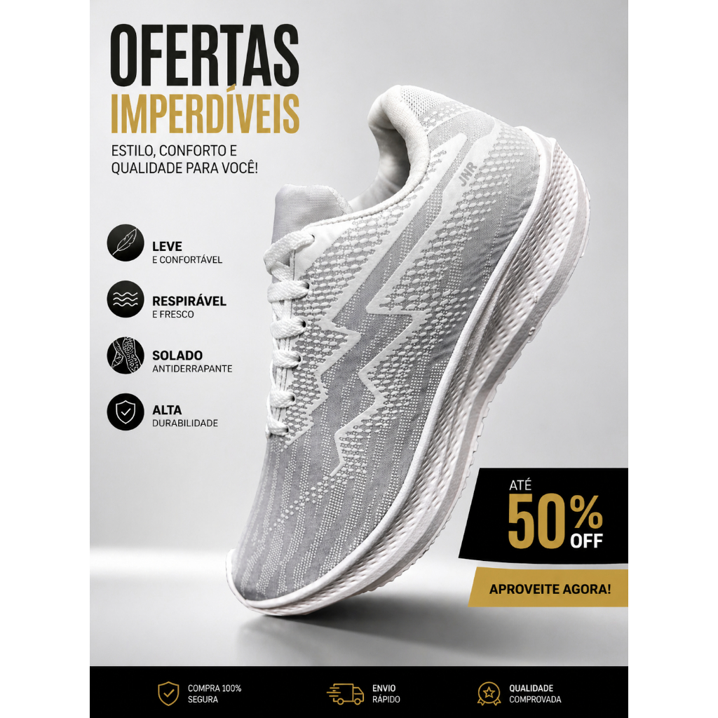 Tênis Feminino Academia Casual Leve e Confortável Dia a Dia Corrida Caminhada