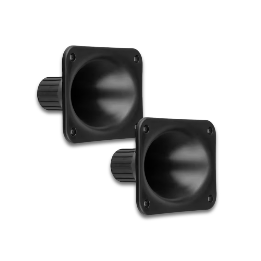 Par Corneta Lc 05 Retangular Cone Pequeno Som Automotivo Caixa Trio