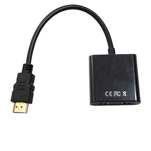 Cabo Adaptador Hdmi Para Vga E Tv Pc Xbox360 Notebook Projetor Audio E Video