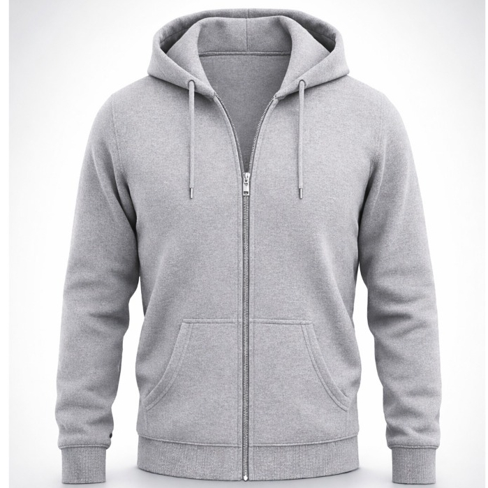 Moletom de Zíper Aberto Feminino e Masculino Jaqueta Estilosa com Bolso Canguru Blusa de Frio inverno