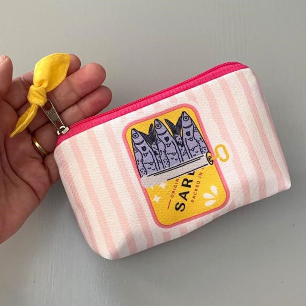 Necessaire Pequena Feminina Porta Absorvente Remédio Maquiagem Organizador de Bolsa