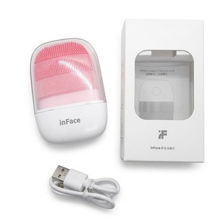 Esponja De Limpeza Facial Inface Rosa