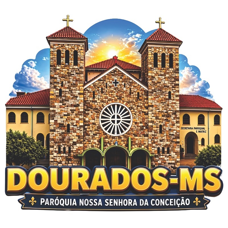 Ímã de Geladeira Dourados MS – Paróquia N. Sra. da Conceição - Fabricados em mdf