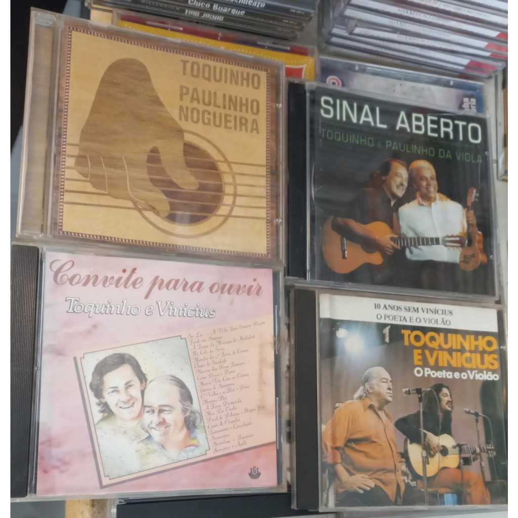 Cds Toquinho Paulinho Nogueira Sinal aberto Paulinho da viola (Duplo) o Poeta e o violão convite para ouvir vinicius