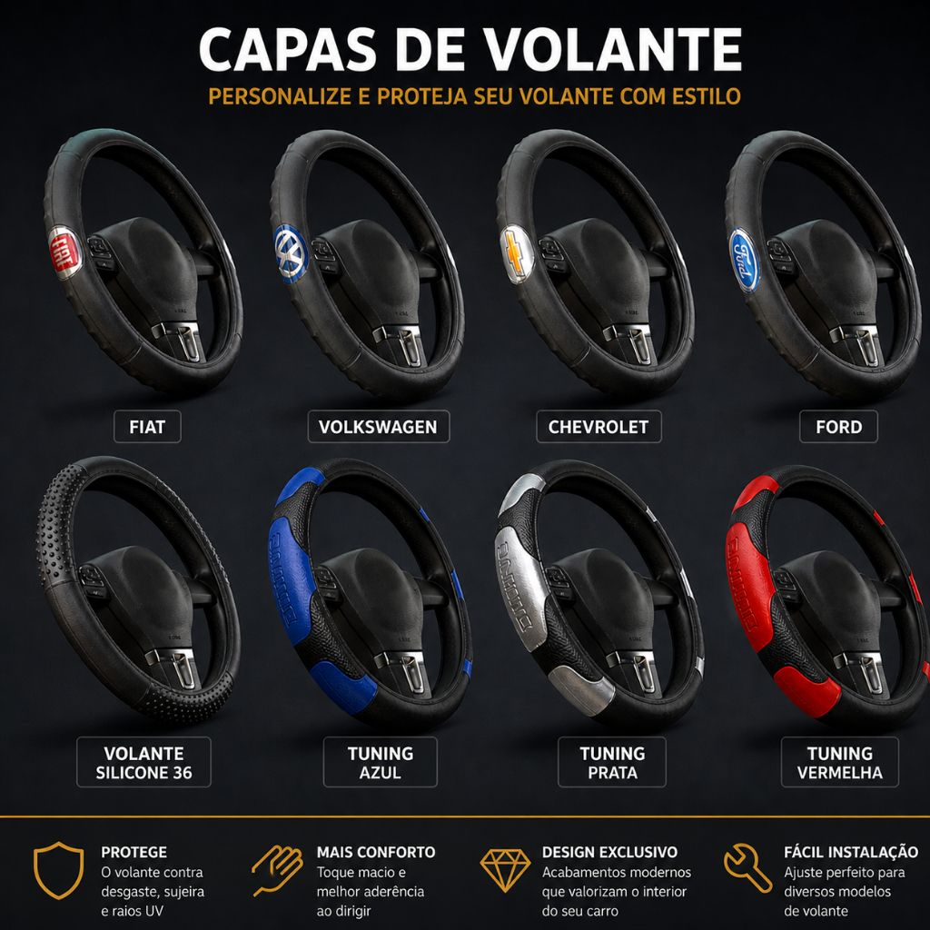 capa de volante carro para proteção