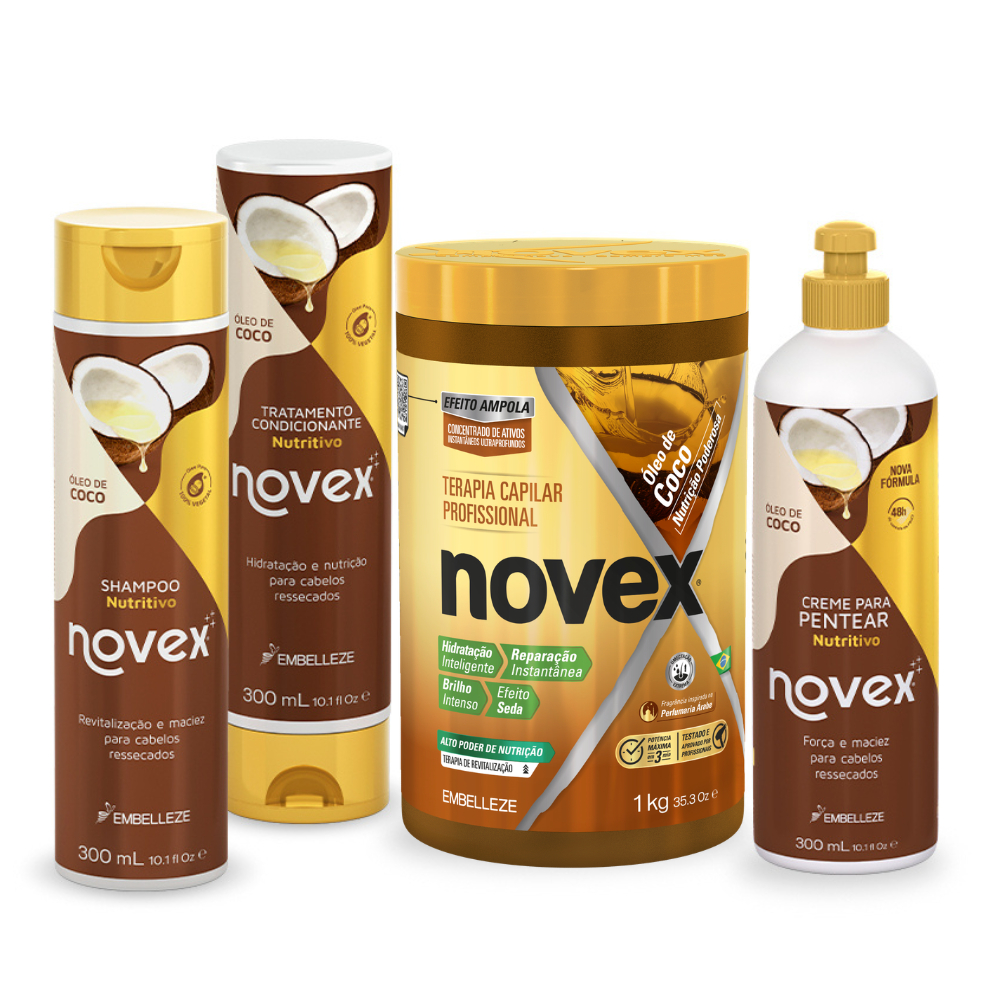 Kit Novex Óleo de Coco