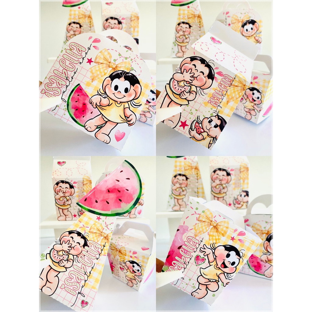 kit caixinha personalizada magali-lembrancinha personalizada-festa personalizada-aniversario personalizado