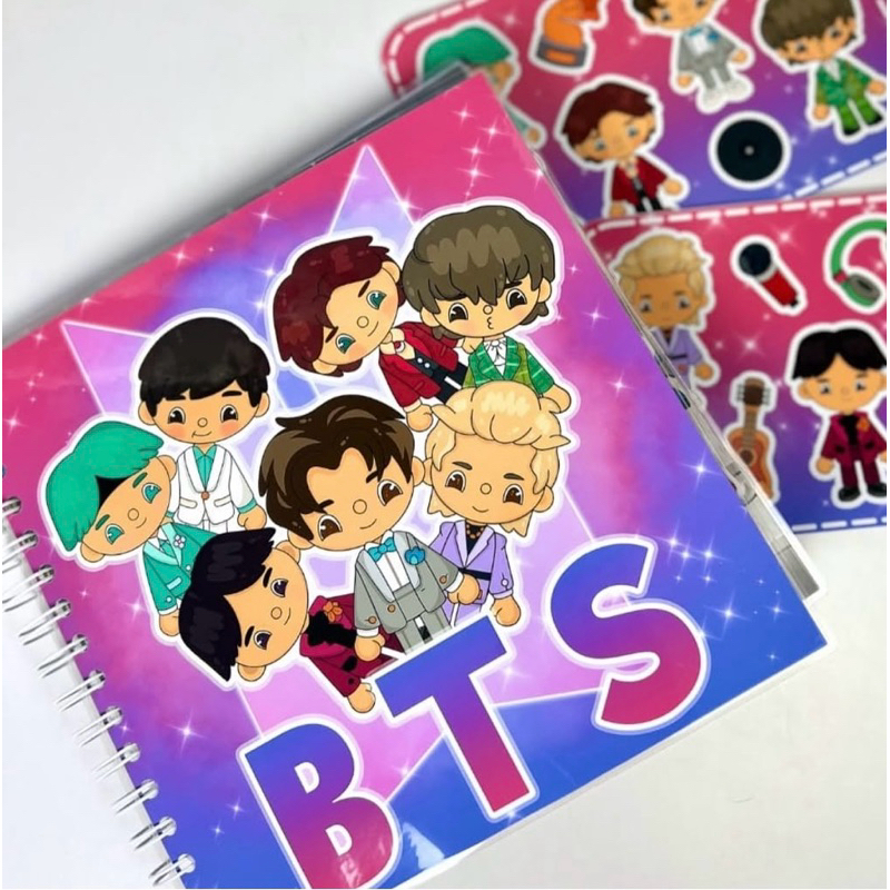 livro interativo com velcro BTS