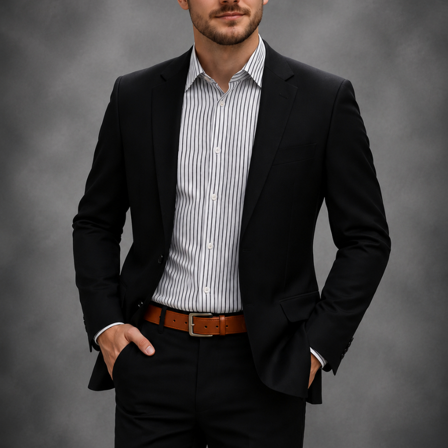 Terno Masculino Microfibra Gabardine Slim Alfaiataria Moderna Executivo Várias Cores