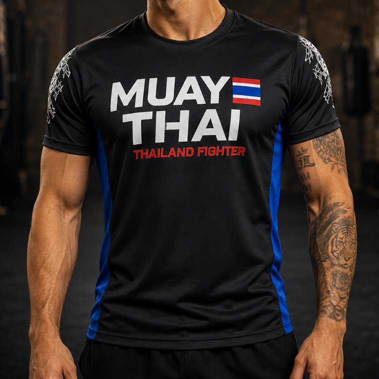 CAMISETA MUAY THAI DRY FIT | TREINO | ACADEMIA | RESPIRÁVEL | PERFORMANCE