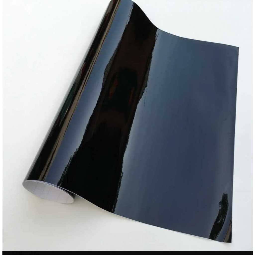 Adesivo BLACK piano 8m x 60cm para geladeiras fogão, microondas, envelopamento, móveis e outros produtos.