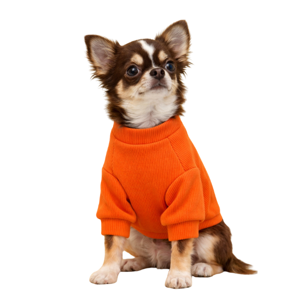 Roupinha para Pet Blusa Ribana Canelada - Cachorro e Gato de Pequeno Porte - Pijaminha para Pet