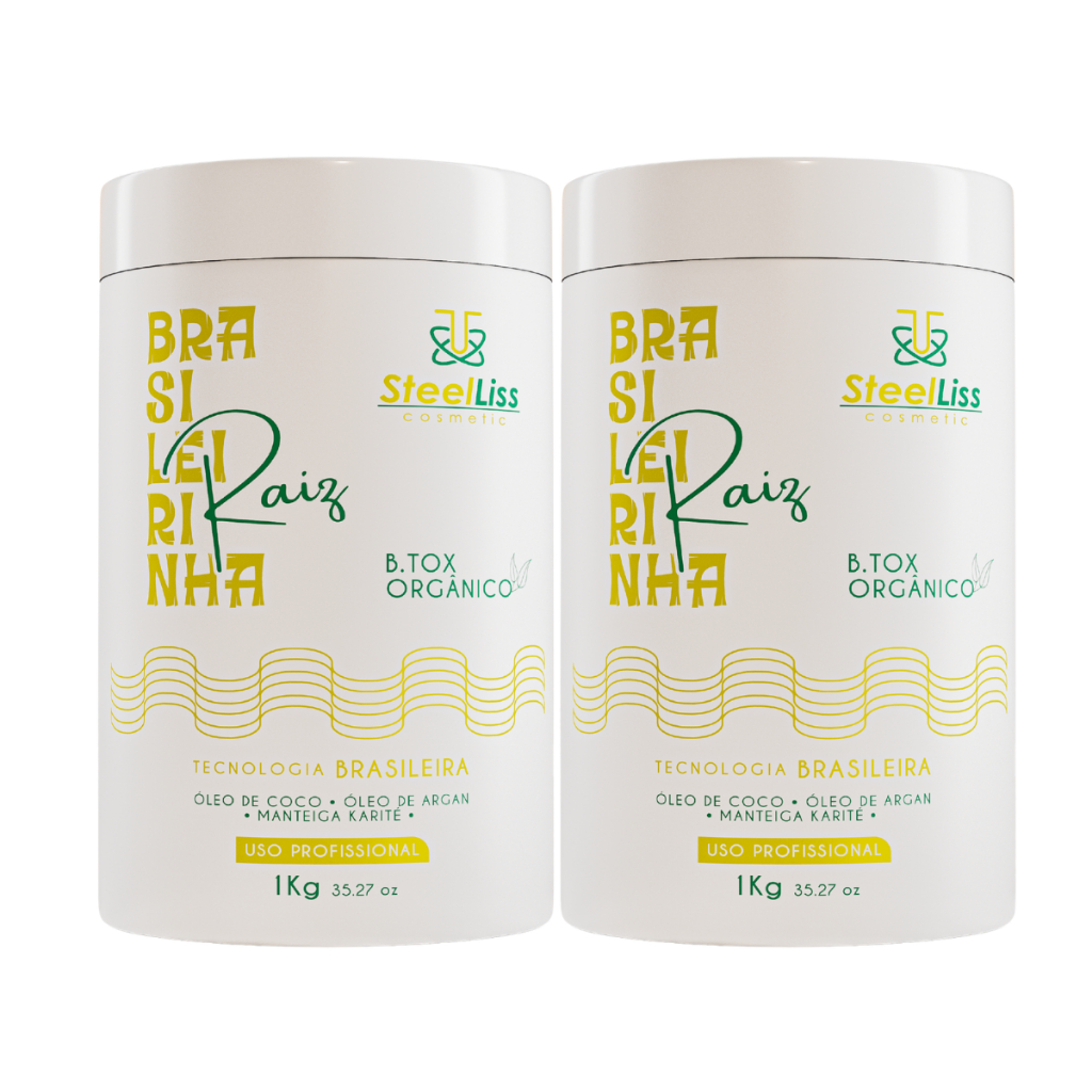 Btox Capilar Brasileirinha Raiz Orgânico Sem Formol - 2 Unidades