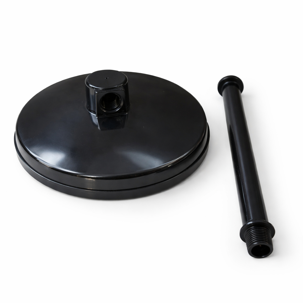 Ducha Premium ABS Chuveirão Banho Piscina Jardim Cascata Quintal Cromada Metalizada Área Gourmet Externa Moderna