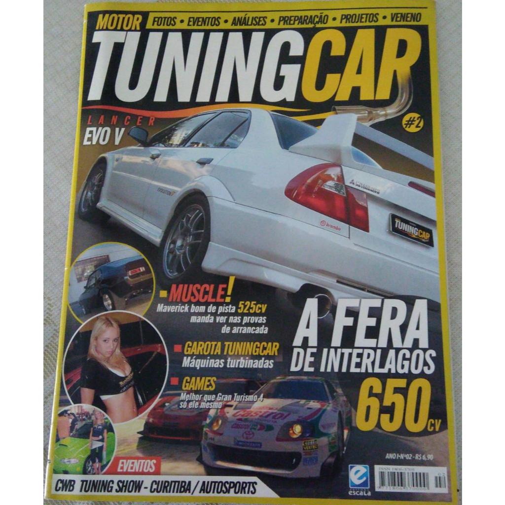 Revista Tuning Car 2004 Nº 02 - Stilo Lancer 206 Maverick Civic Astra