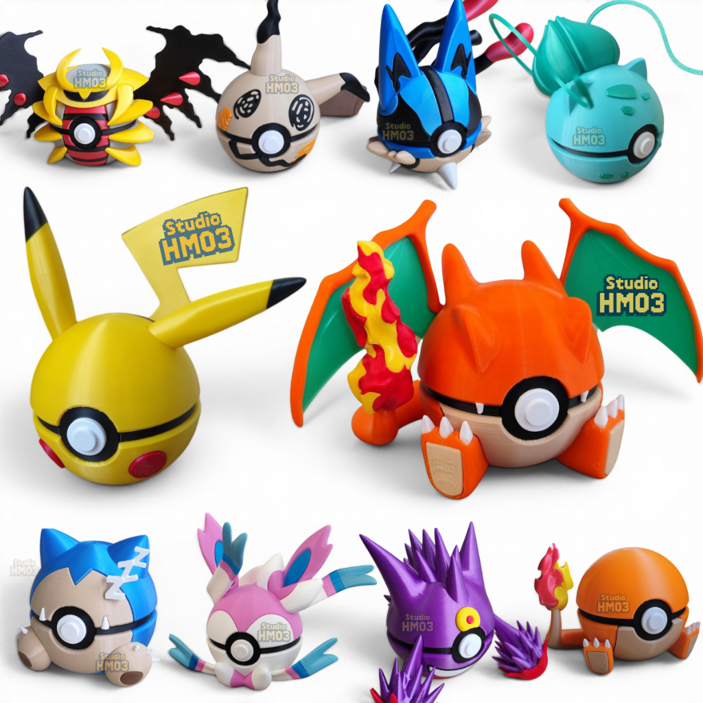 Pokebola Pokémon – Pokeball Colecionável Geek Decoração Nerd Anime