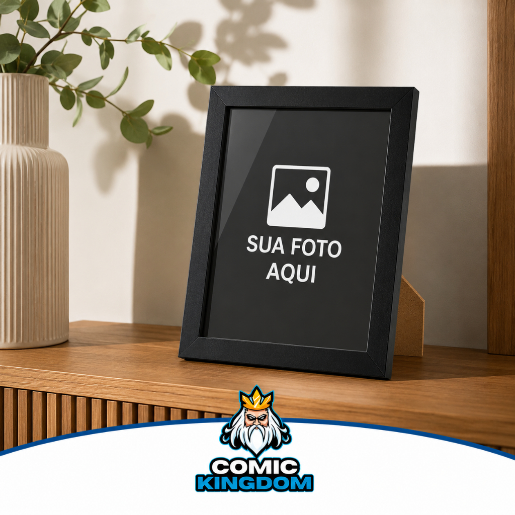 Eternize Seus Momentos Em Um Quadro Personalizado 15x20 Com Vidro e Moldura Sua Foto Aqui