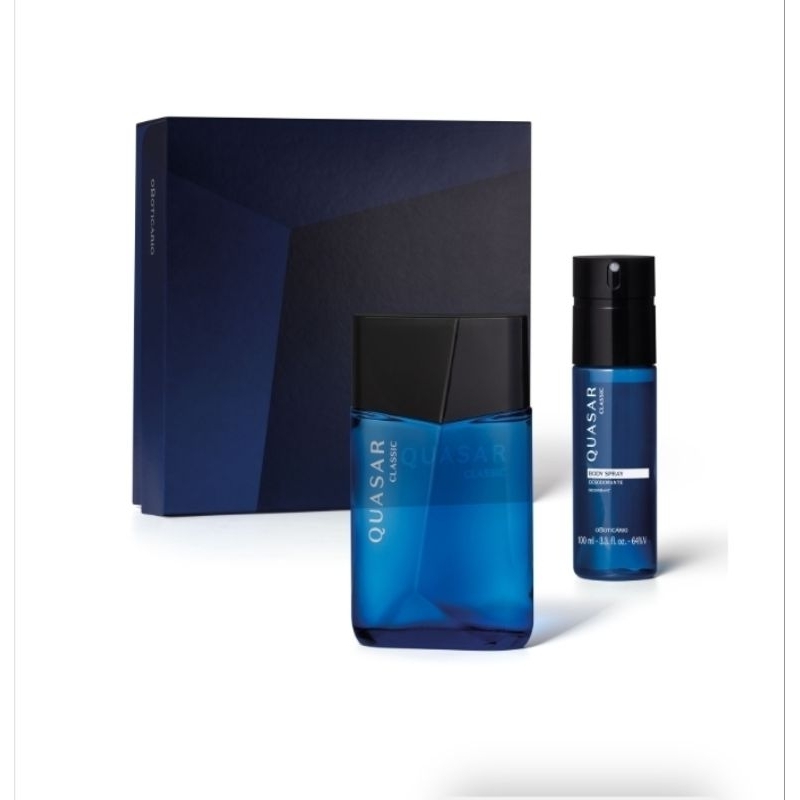 Presente Dia Dos Namorados Quasar Classic Desodorante Colônia  + Body Spray 100ml- O Boticário