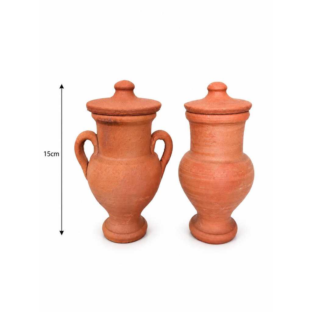 QUARTINHA DE BARRO 15CM UMBANDA E CANDOMBLÉ