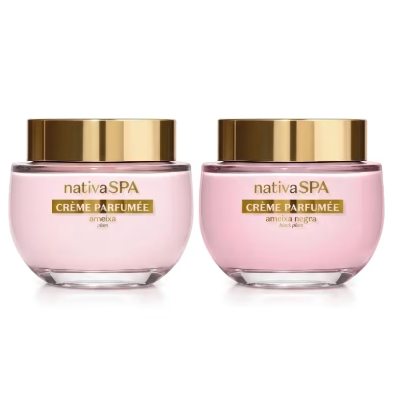 Crème Parfumèe Ultra Perfumado Nativa Spa Hidratante - Ameixa ou Ameixa Negra - O Boticário 200g