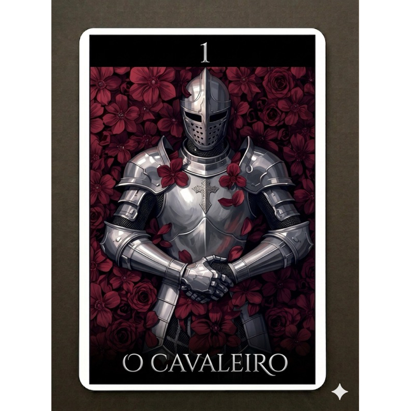 BARALHO CIGANO PERSONALIZADO FLORAL GARDEN