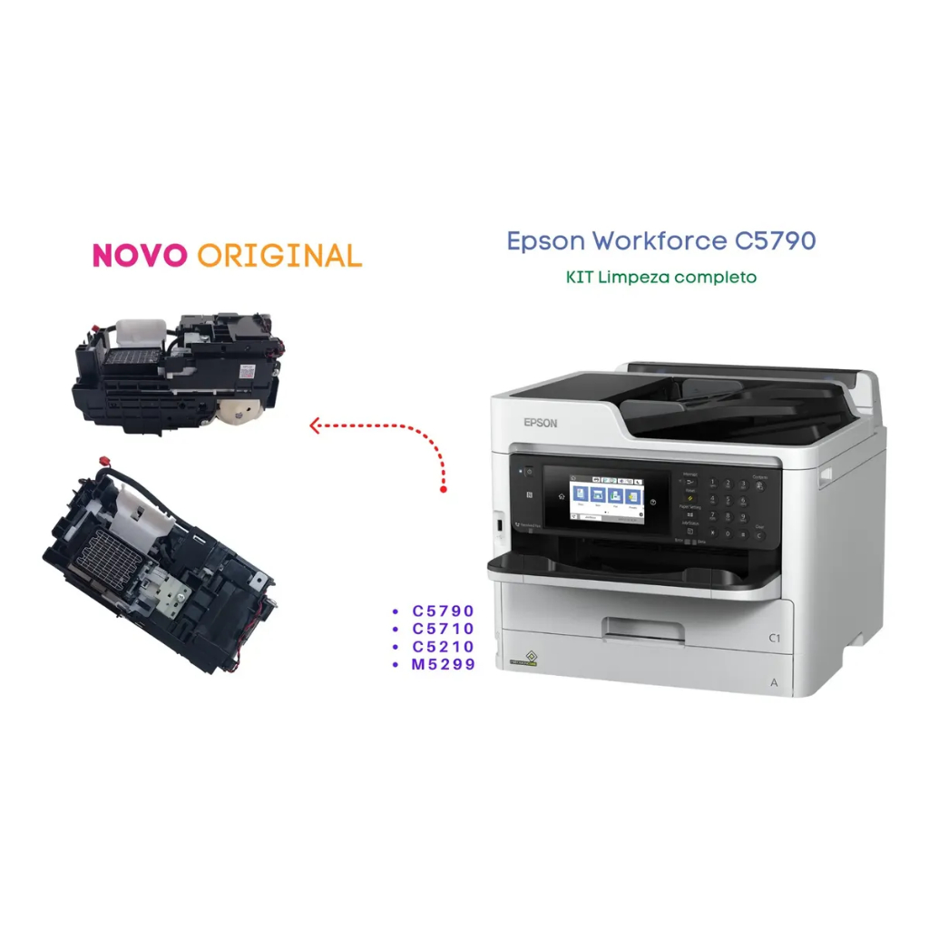Conjunto Da Unidade De Limpeza Bomba De Tinta Para Impressoras Epson C5790 , C5710 , C5210 , C5290 C5290a , M5299a , C57
